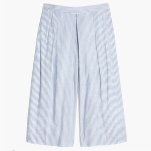 Madewell Pavilion Striped Culotte Pants Size XS